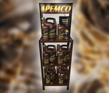 Акция - получи стенд моторного масла "Pemco"