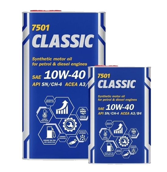 Скоро в продаже Mannol Classic 7501 в металлической банке