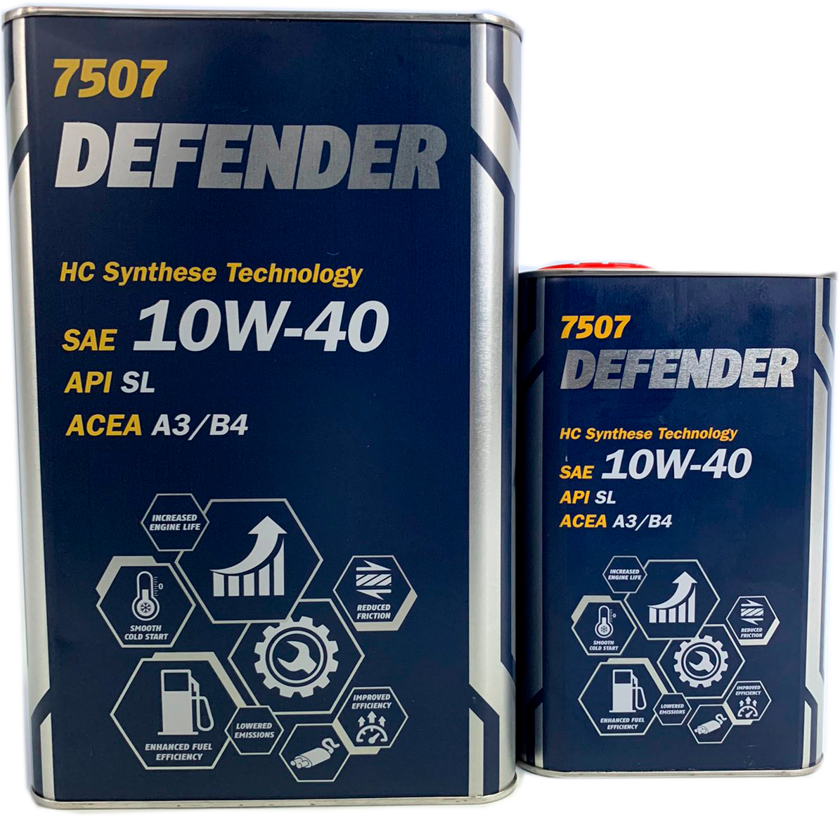 Новинка MANNOL Defender 10W-40 API SL  в металлической таре