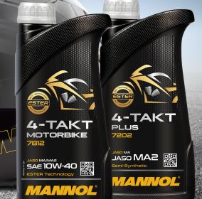 Моторное масло для мотоциклов MANNOL 7812 4-Takt Motorbike 1L