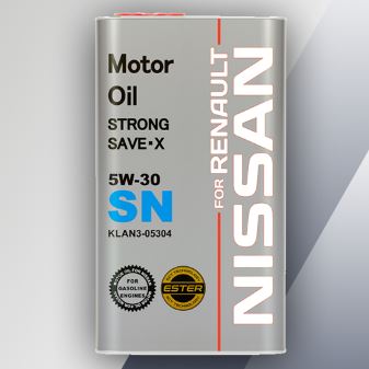Акция недели! Сниженная цена на синтетическое моторное масло for REANAULT/NISSAN SAE 5W-30 4л