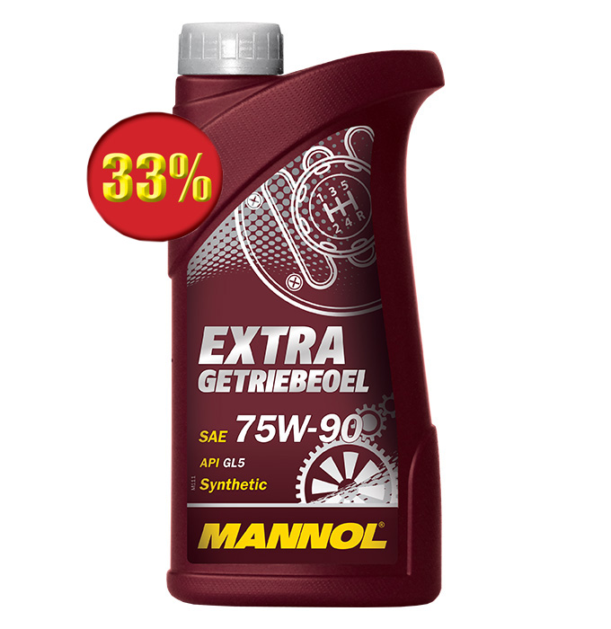 Акция дня Mannol Extra 75W90 GL 5 Getriebeoel 1л-33% !!!