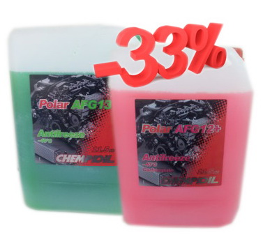 Акция дня антифриз chempioil AF12 И AF13 11.5кг - 33%