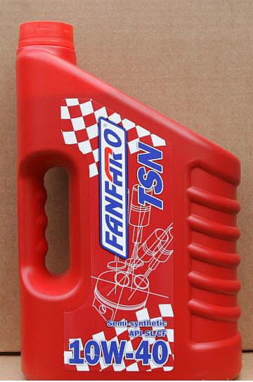 Моторное масло FanFaro TSN SAE 10W-40 API SL/CF в канистре по 4 литра - 40%