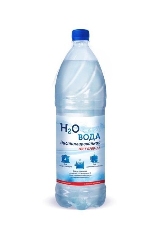 Вода дистилированная 1,5л