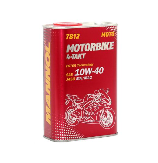MANNOL 7812 4-Takt Motorbike 10W-40 1л METAL четырехтактное синтетическое моторное масло