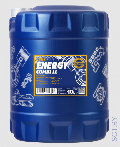 MANNOL 7907 Energy Combi LL 5W-30 10л синтетическое моторное масло