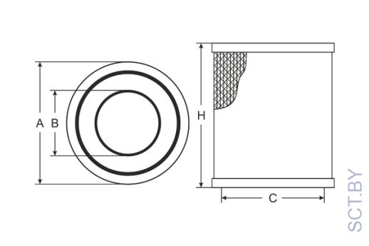 SB 3280 воздушный фильтр
