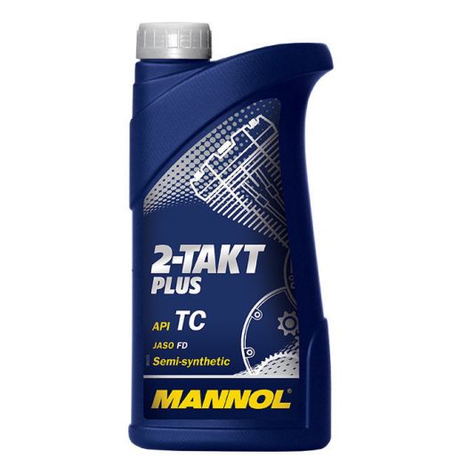 MANNOL 7204 2-Takt Plus 1л двухтактное полусинтетическое моторное масло