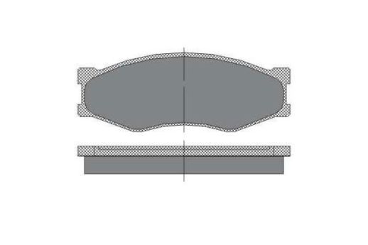 SP 119 PR тормозные колодки