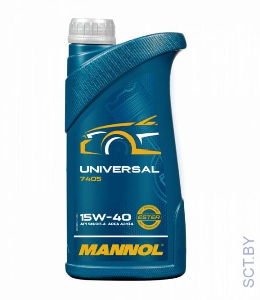 MANNOL Universal 15w-40 7405 1л минеральное моторное масло