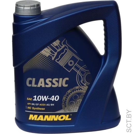 MANNOL Classic 10W40 7501 4л полусинтетическое моторное масло