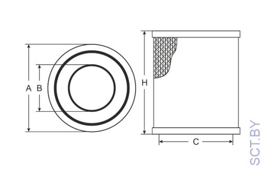 SB 2275 воздушный фильтр