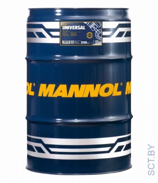MANNOL Universal 15w-40 7405 208л минеральное моторное масло