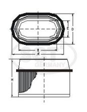 SB 291 воздушный фильтр