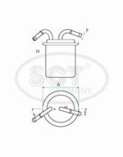 ST 347 топливный фильтр скидка -50%