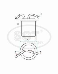 ST 347 топливный фильтр скидка -50%