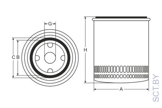 SM 5092 масляный фильтр
