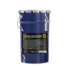 MANNOL 8027 Universal Multipurpose Grease MP-2 Ester 4.5кг пластичная многоцелевая смазка
