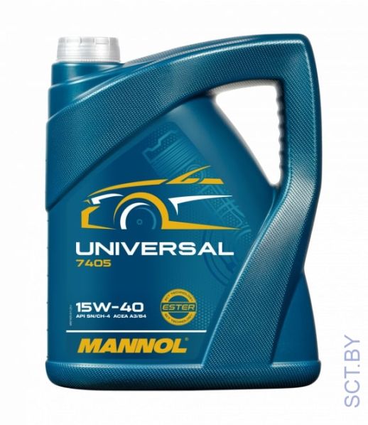 MANNOL Universal 15w-40 7405 5л минеральное моторное масло