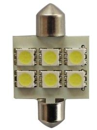 210346 C5W10W БЛИСТЕР1 LED 12V 3x5050 T10x36/SV8.5