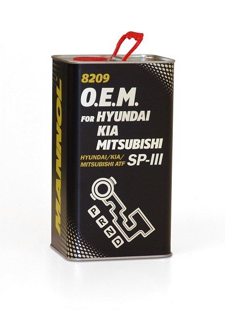 8209 OEM ATF SP -III 4литра METALL