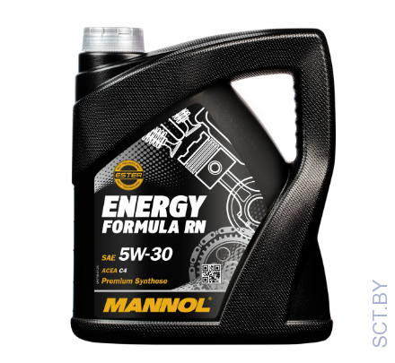MANNOL 7706 Energy Formula RN SAE 5W-30 ACEA C4 4л синтетическое моторное масло