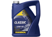 MANNOL Classic 10W40 7501 5л полусинтетическое моторное масло