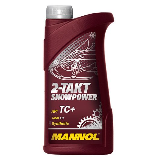 MANNOL 7201 2-Takt Snowpower 1л двухтактное синтетическое моторное масло