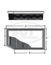 SB 2284 воздушный фильтр ск.-50% +2283