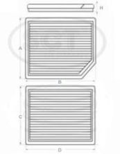SAK 171 фильтр салона