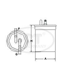 ST 6123 топливный фильтр