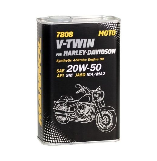 4-T for Harley Davidson 20W-50 SM 7808  1л METALL