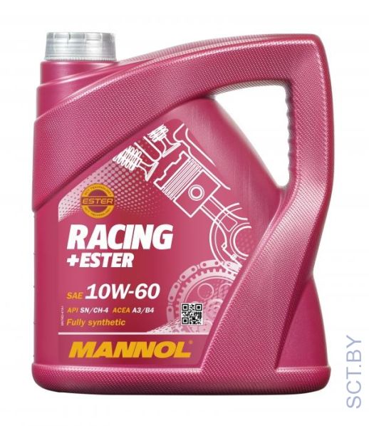 MANNOL Racing+Ester 7902 10W-60 4л синтетическое моторное масло