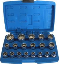 9314 1/2"Dr.Socket Set(19pc.) Торцевые головки