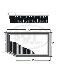 SB 2177 воздушный фильтр