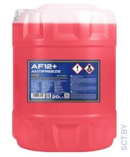 Антифриз MANNOL AF12-40 G12 (красный) 20 литров