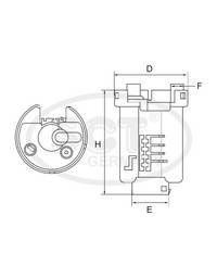 ST 6505 топливный фильтр