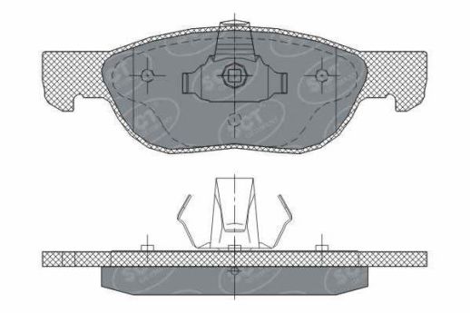 SP 296 PR тормозные колодки