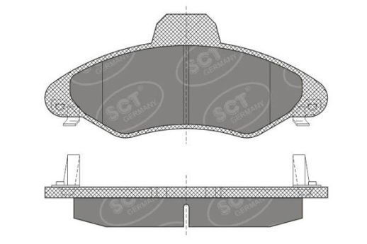SP 614 PR тормозные колодки