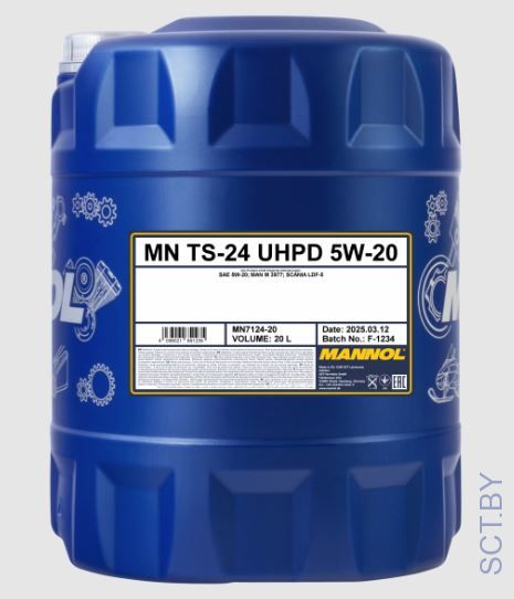 Масло моторное MANNOL TS-24 7124 UHPD 5W-20 20 литров