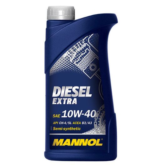 MANNOL Diesel Extra 10w40 7504 1л полусинтетическое моторное масло