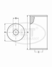 SC 7037 P топливный фильтр
