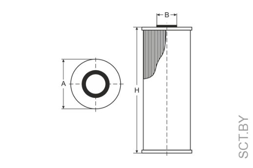 SC 7084 P топливный фильтр