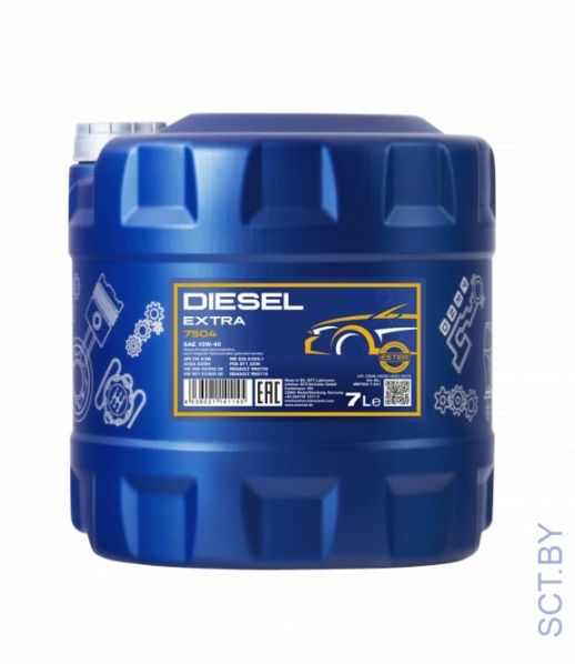 MANNOL Diesel Extra 10w40 7504 7л полусинтетическое моторное масло