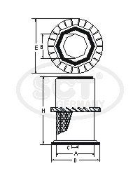 SB 3177 воздушный фильтр