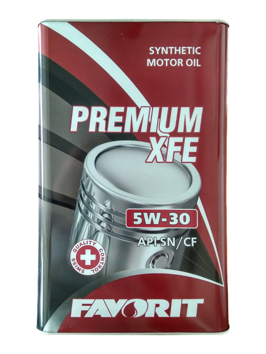 FAVORIT Premium XFE SAE 5W-30 API SN/CF 4л METAL синтетическое моторное масло