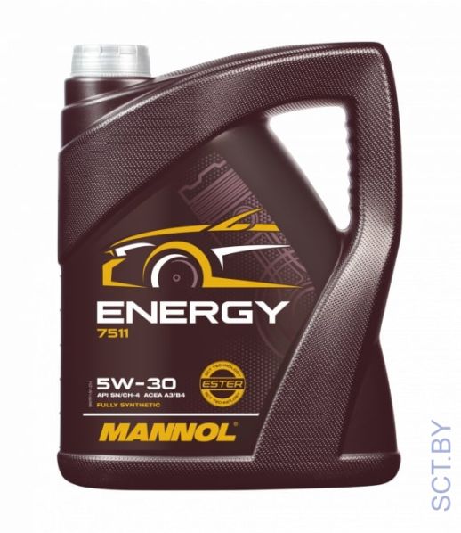 MANNOL Energy 5W-30 7511 5л синтетическое моторное масло