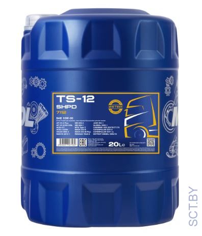 MANNOL TS-12 7112 SHPD 10W-30 API CI-4/SL 20л полусинтетическое моторное масло