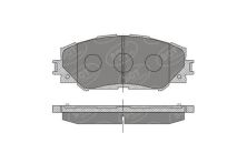 SP 398 PR тормозные колодки